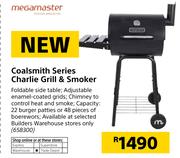 Mega Master Coalsmith Series Charlie Grill & Smoker