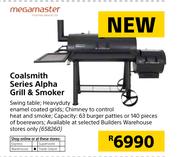 Mega Master Coalsmith Series Alpha Grill & Smoker