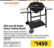 MegaMaster 570mm M-Kettle Delux Trolley Braai