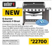 Weber 6 Burner Genesis II Braai