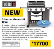 Weber 3 Burner Genesis II Braai