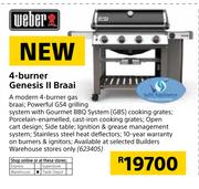 Weber 4 Burner Genesis II Braai