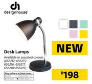 Design House Desk Lamps Assorted Colours 