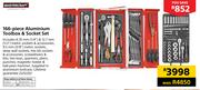 MasterCraft 166 Piece Aluminium Toolbox & Socket Set