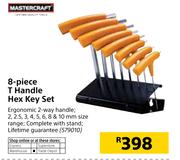 MasterCraft 8 Piece T Hadle Hex Key Set