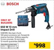 Bosch 650W 13mm Impact Drill GSB13RE