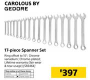 Gedore 17 Piece Spanner Set