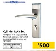 Edge Cylinder Lock Set