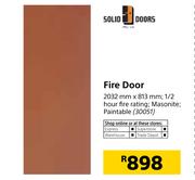 Fire Door 2032mm x 813mm