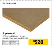 PG Bison Plain Supawood 1830mm x 2750mm x 16mm Grade A