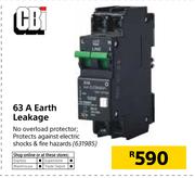 CBi 63A Earth Leakage