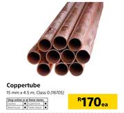 Coppertube 15mm x 4.5m, Class 0-Each
