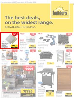 Builders KZN: The Best Deals, On The Widest Range (25 Sep - 21 Oct 2018), page 1
