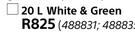 Fired Earth 20Ltr Extreme Roof Acrylic White & Green