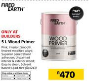 Fired Earth 5Ltr Wood Primer