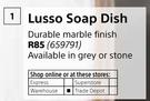 Lusso Soap Dish 