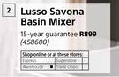 Lusso Savona Basin Mixer
