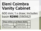 Eleni Coimbra Vanity Cabinet-600mm
