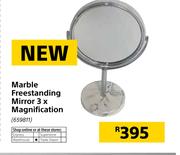 Marble Freestanding Mirror 3 x Magnification