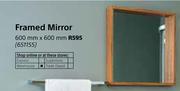 Framed Mirror-600mm x 600mm