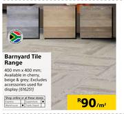 Barnyard Tile Range-400mm x 400mm Per Sqm
