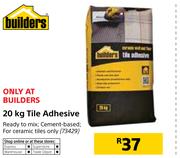 Builders 20Kg Tile Adhesive
