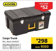 Addis 89Ltr Black Cargo Trunk