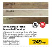 Premia Broad Plank Laminated Flooring-Per Sqm