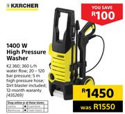 Karcher 1400W High Pressure Washer