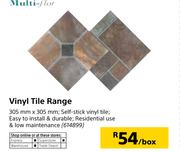 Multi Flor Vinyl Tile Range-305mm x 305mm Per Box