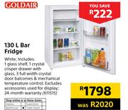 Goldair 130Ltr Bar Fridge