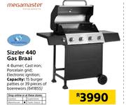 Megamaster Sizzler 440 Gas Braai