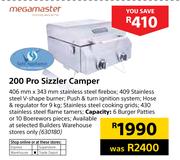 Megamaster 200 Pro Sizzler Camper