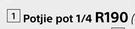 Megamaster Potjie Pot 1/4