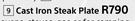 Megamaster Cast Iron Steak Plate
