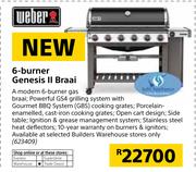 Weber 6 Burner Genesis II Braai