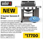 Weber 3 Burner Genesis II Braai