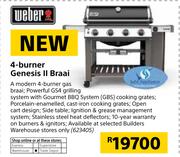 Weber 4 Burner Genesis II Braai