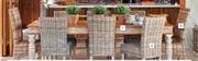 Carved Teak Dining Table-240cm x 100cm x 76cm