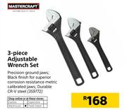 Mastercraft 3 Piece Adjustable Wrench Set