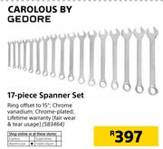 Gedore 17 Piece Spanner Set