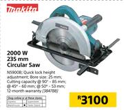 Makita 2000W 235mm Circular Saw