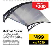 Multiwall Awning-1m x 1.2m