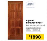 Lotus 8 Panel Hardwood Door-2032mm x 813mm