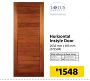 Lotus Horizontal Instyle Door-2032mm x 813mm
