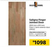 Solid Doors Saligna Finger Jointed Door-2032mm x 813mm