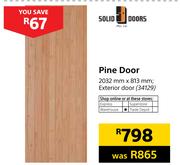 Solid Doors Pine Door-2032mm x 813mm