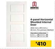 Doortec 4 Panel Horizontal Moulded Internal Door-2032mm x 813mm x 40mm
