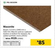 PG Bison Masonite Brown-3.2mm X 2440mm X 1220mm