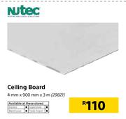 Nutec Ceiling Board 4mm x 900mm x 3m